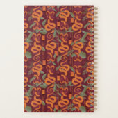 Serpent Luxe Muster - Der weiße Lotus Planer (Rückseite)