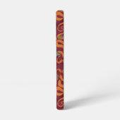 Serpent Luxe Muster - Der weiße Lotus Samsung Galaxy Hülle (Linke Seite)