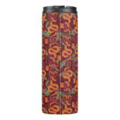 Serpent Luxe Muster - Der weiße Lotus Thermosbecher (Rückseite)