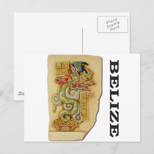 Serpent Pacal Postkarte (Vorne/Hinten)