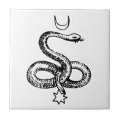 Serpent - Pagan-Symbole Fliese (Vorderseite)