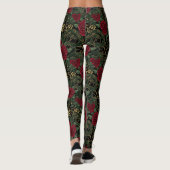 Serpent Rose Print Leggings (Rückseite)