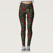 Serpent Rose Print Leggings (Vorderseite)
