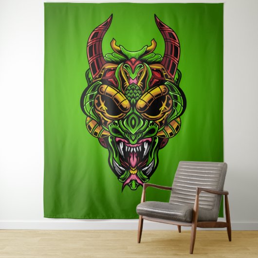 Serpent Skull Wandteppich (Beispiel)