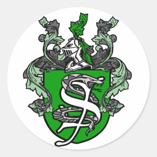 Serpent Wappen - Aufkleber (Vorderseite)