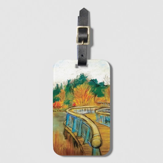 Serpentine Bridge Gepäckanhänger (Vorderseite Vertikal)