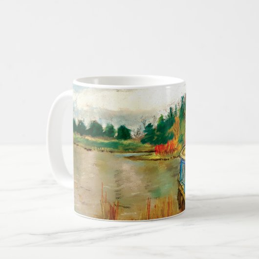 Serpentine Bridge im Chicago Botanic Garden Kaffeetasse (Vorderseite Links)