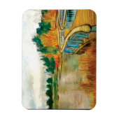 Serpentine Bridge im Chicago Botanic Garden Magnet (Vertikal)