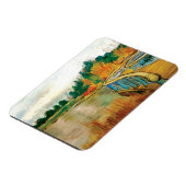 Serpentine Bridge im Chicago Botanic Garden Magnet (Linke Seite)