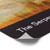 Serpentine Bridge im Chicago Botanic Garden Poster (Ecke)