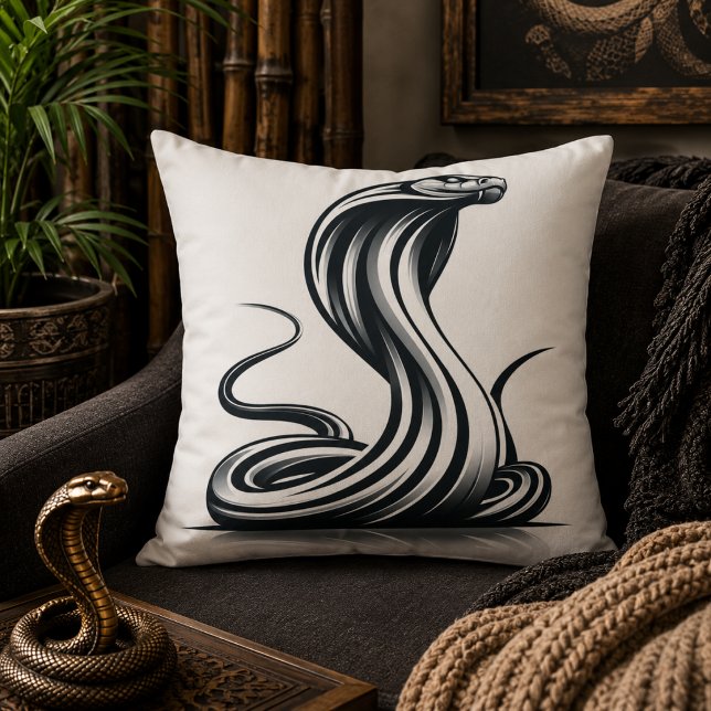 Serpentine Comfort: Kobra-förmiges Kissen für Exot (Serpentine Comfort: Cobra-Shaped Pillow for Exotic)