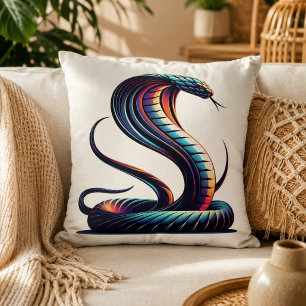 Serpentine Comfort: Kobra-förmiges Kissen für Exot