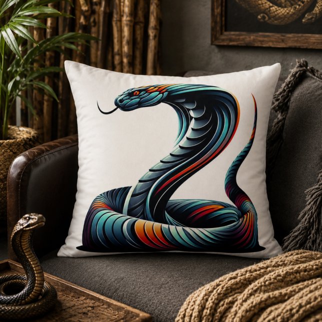 Serpentine Comfort: Kobra-förmiges Kissen für Exot (Serpentine Comfort: Cobra-Shaped Pillow for Exotic)
