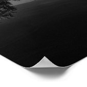 Serpentine Cove Black and White Poster (Ecke)