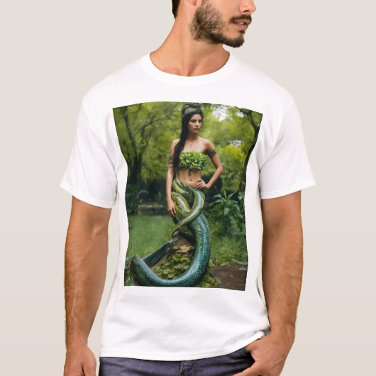 "Serpentine Elegance T-Shirt (Vorderseite)