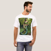 "Serpentine Elegance T-Shirt (Vorne ganz)