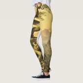 Serpentine Grove Leggings: Eleganz der Natur" Leggings (Links)