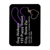 Serpentine Lila Hundeschlag Flexible Magnet (Vertikal)