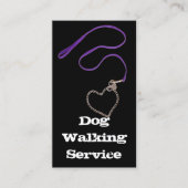 Serpentine, Lila Leine und Herzkette Visitenkarte (Vorderseite)