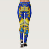 Serpentine Sapphire Blue Avatar Leggings (Rückseite)