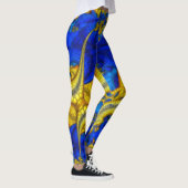 Serpentine Sapphire Blue Avatar Leggings (Rechts)