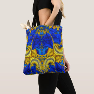 Serpentine Sapphire Blue Avatar Tote Bag Tasche