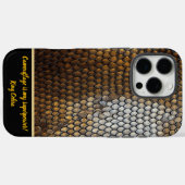 Serpentine-Skalen' exquisite Lichtextur Case-Mate iPhone Hülle (Rückseite (Horizontal))