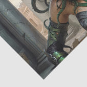 Serpentine-Souveränität Seidenpapier (Detail)