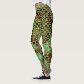 Serpentine Style: Exotic Skin Background Leggings (Links)
