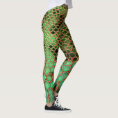 Serpentine Style: Exotic Skin Background Leggings (Rechts)