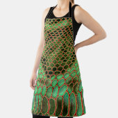 Serpentine Style: Exotic Skin Background Schürze (InSitu)