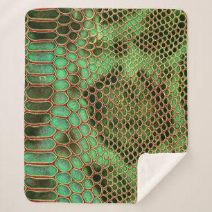 Serpentine Style: Exotic Skin Background Sherpadecke