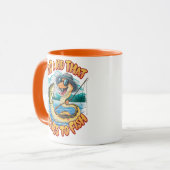 Serpentine Überraschungen: Schlange mit Fang Tasse (Vorderseite Links)