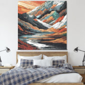 Serpentine Valley Leinwanddruck (Insitu (Schlafzimmer))