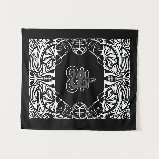 Serpentis Tapestry Wandteppich (Vorderseite (Horizontal))