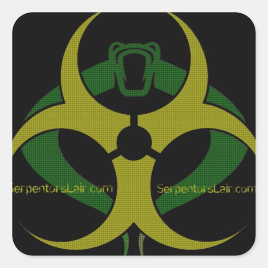 Serpentor's Lair Toxic Cobra Sticker Sheet (Vorderseite)