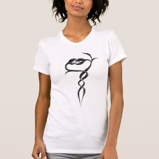 Serpents Küssen oder beißen gotische Liebe T-Shirt