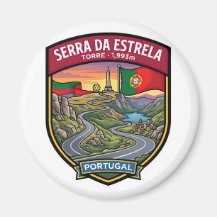 Serra da Estrela Bergfahrt Magnet
