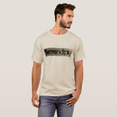 Serrandipie mit Gradientenhintergrund T-Shirt (Vorne ganz)