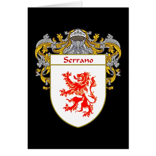 Serrano Wappen (überzogen) (Vorne)