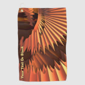 Serrationen Golfhandtuch (Vorderseite)