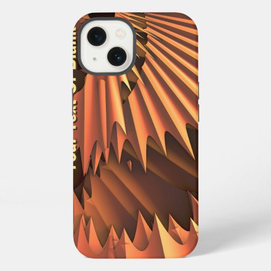 Serrationen iPhone Hülle (Rückseite)