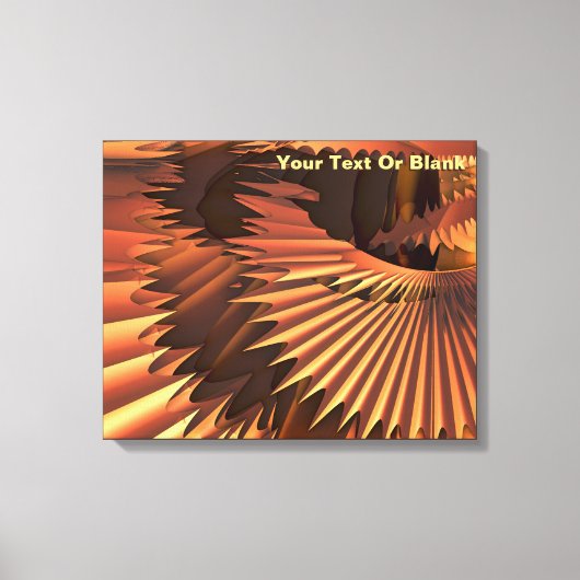 Serrationen Leinwanddruck (Vorderseite)