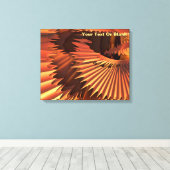 Serrationen Leinwanddruck (Insitu (Holzboden))