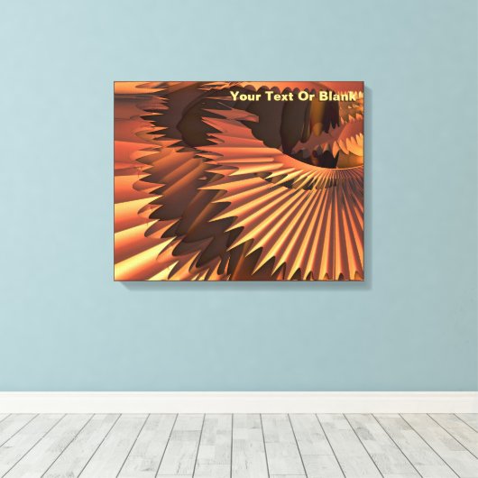 Serrationen Leinwanddruck (Insitu (Holzboden))