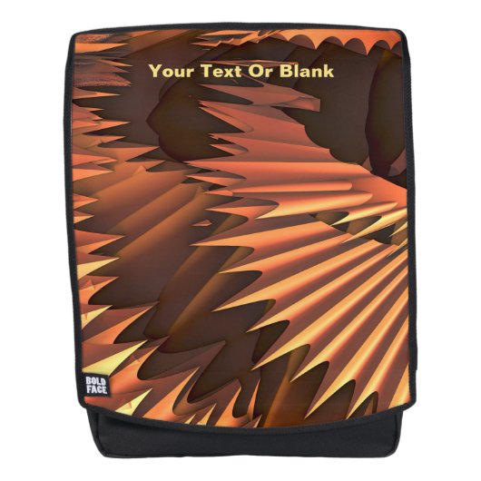 Serrationen Rucksack (Vorderseite)