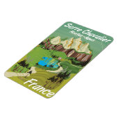 Serre Chevalier, Frankreich, Skiposter Magnet (Linke Seite)