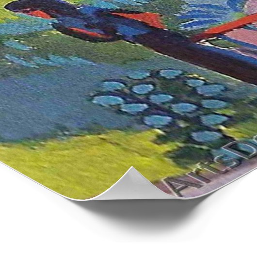 Sertig Valley im Herbst Poster (Ecke)