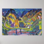 Sertig Valley im Herbst Poster (Vorne)
