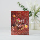 Serusier - Bouquet of Tulips, Birthday Wishes Postkarte (Stehend Vorderseite)